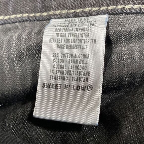 Vintage Lucky brand Sweet N' Low Flare Jeans Black 6/28 - Picture 11 of 12